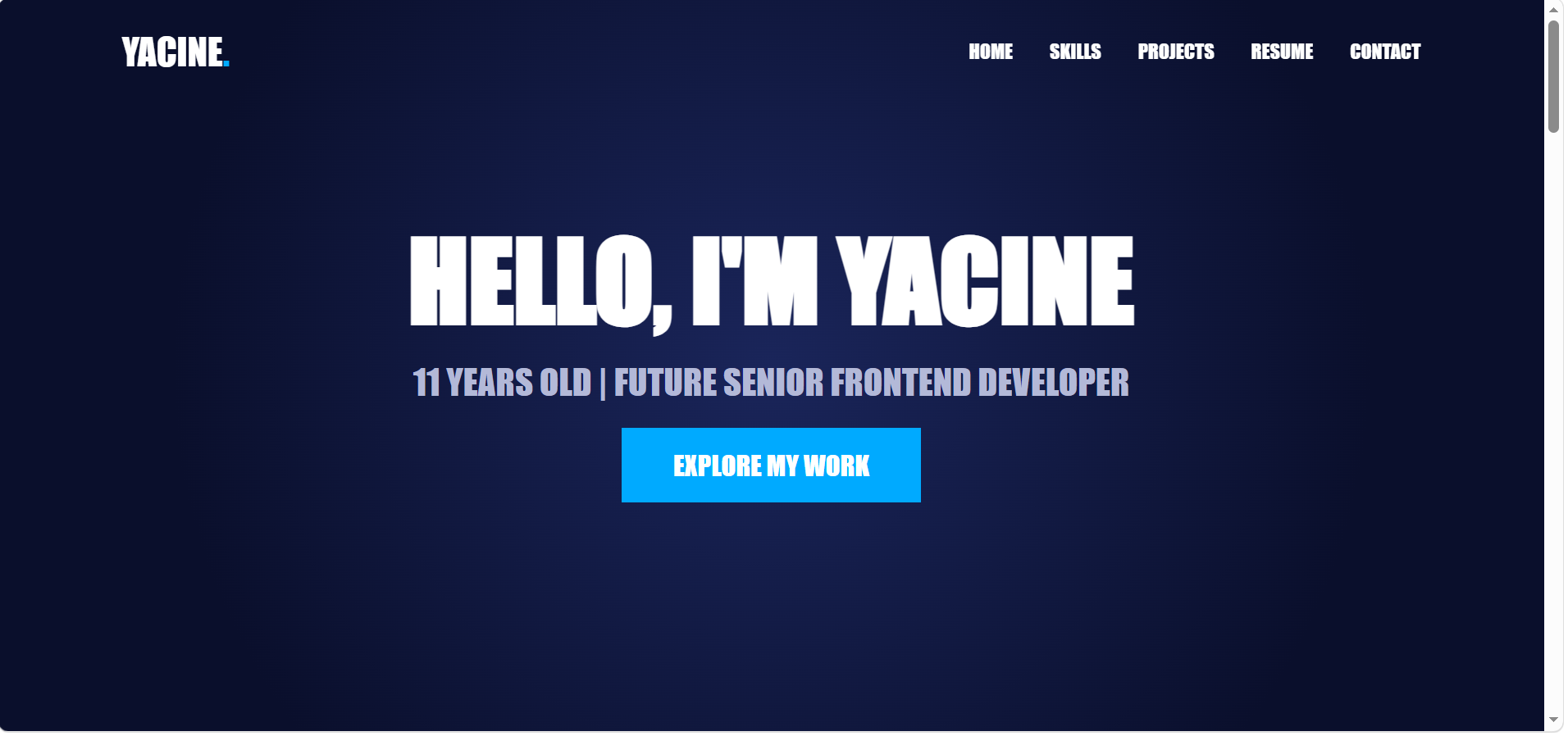 Yacine Portfolio